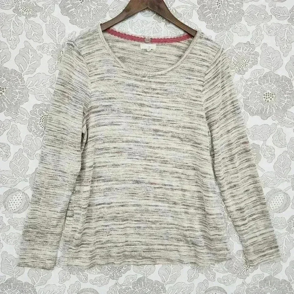 Cupio Scoop neck Pullover Sweater Women's L Patterned 1404C - Picture 1 of 6